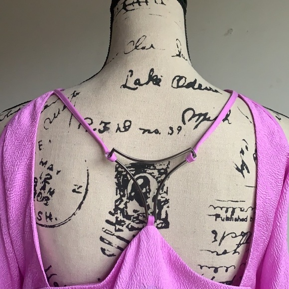 Halston Heritage Dark Tulip Silk Blouse - Picture 10 of 13